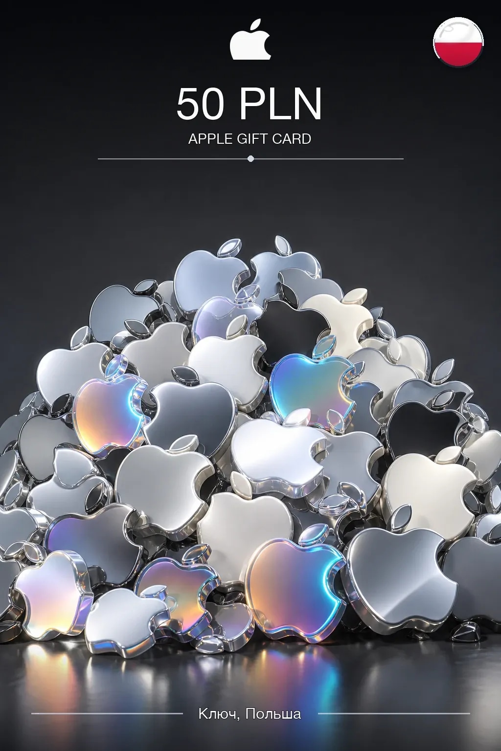 PLN 50 Apple gift card