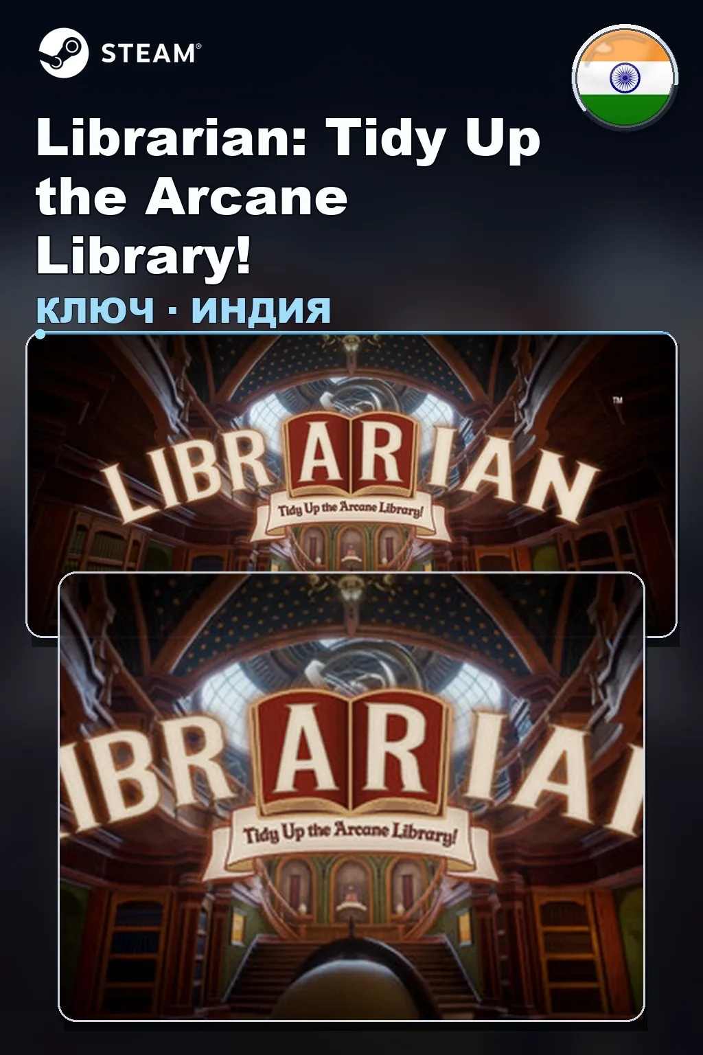 Librarian: Tidy Up the Arcane Library! — Индия