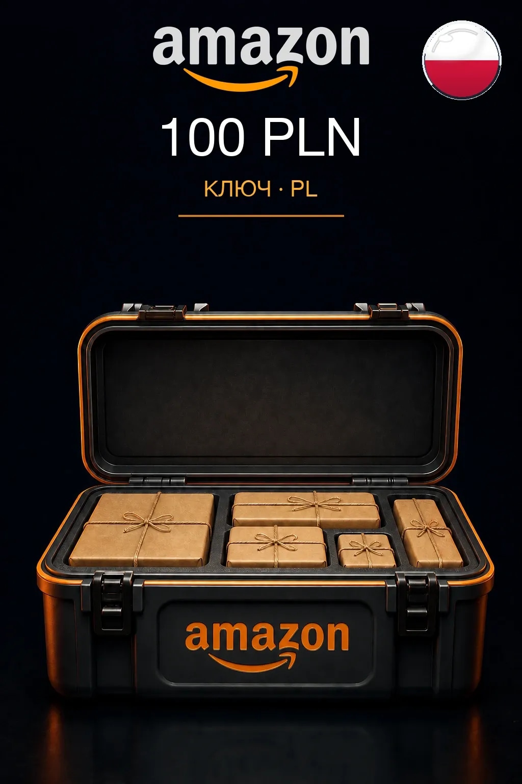 100 PLN | Amazon | Подарочная карта — PL