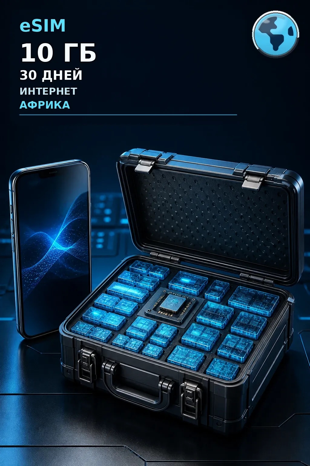 eSIM Африка — 10 ГБ, 30 дней — интернет