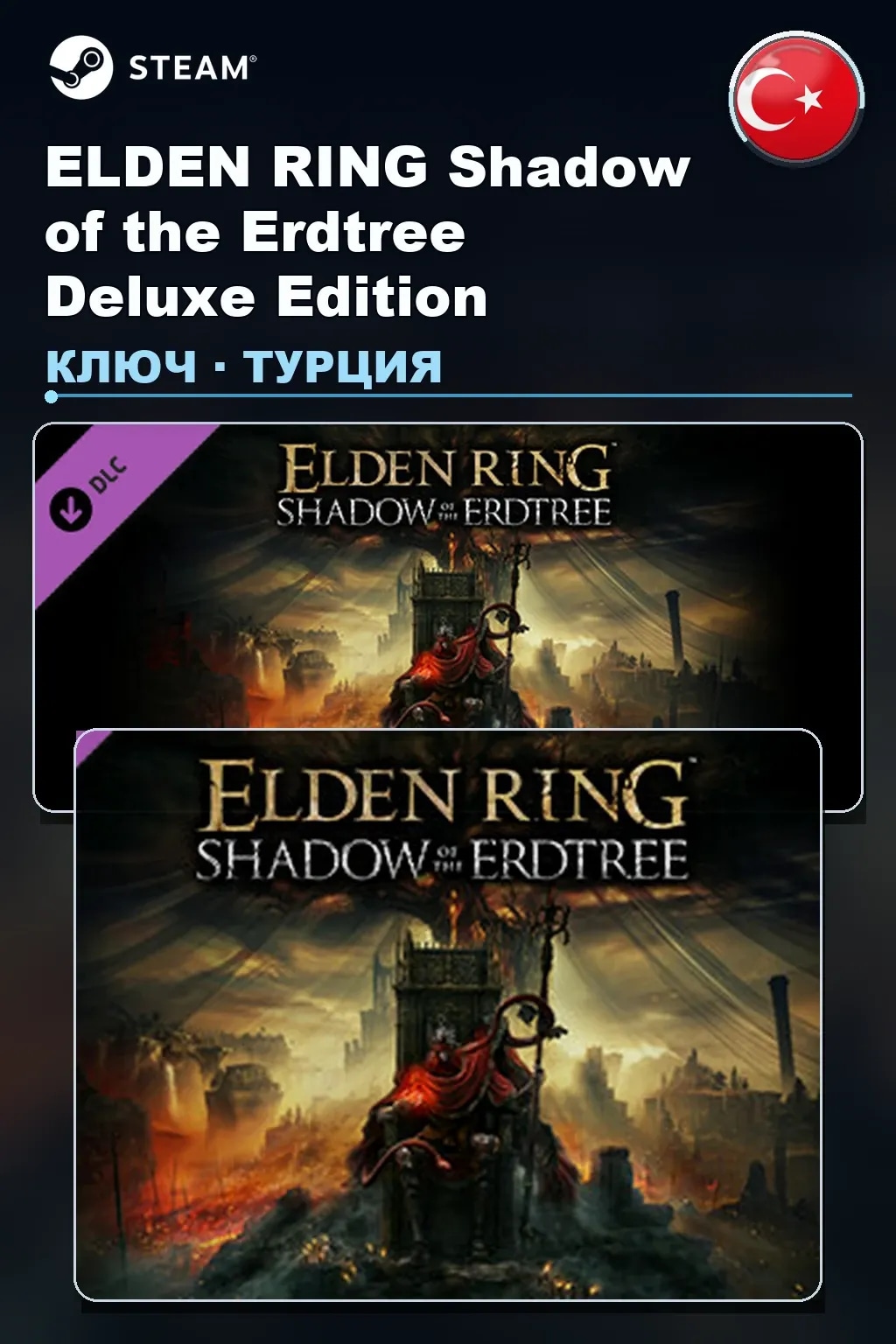 ELDEN RING Shadow of the Erdtree Deluxe Edition — Турция