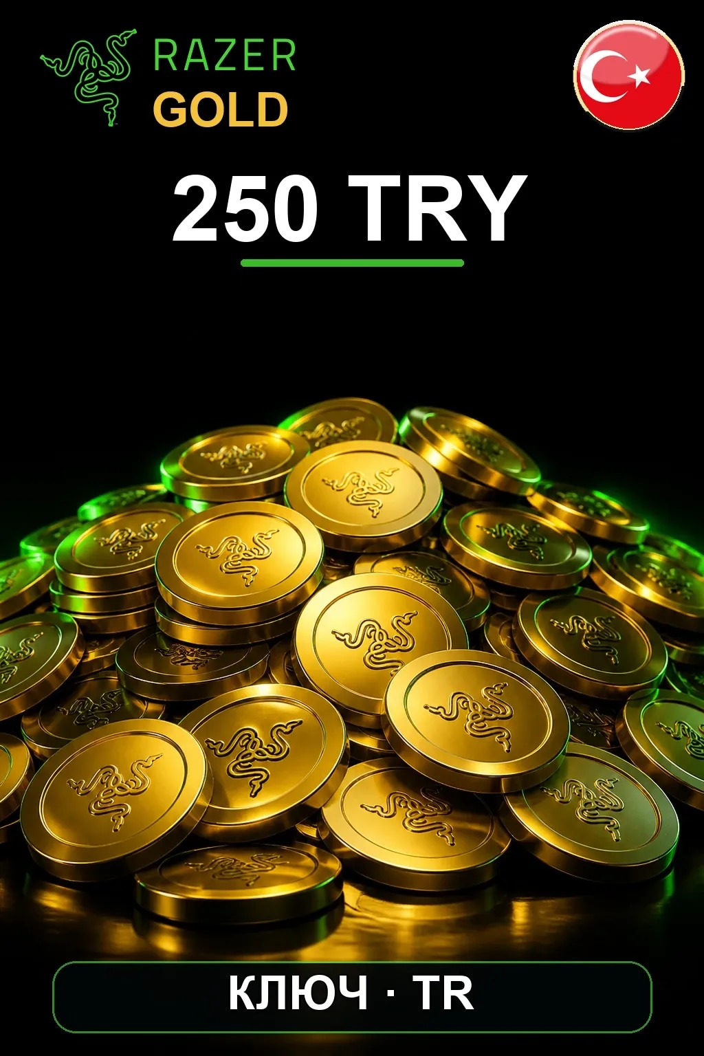 TRY 250 Razer Gold