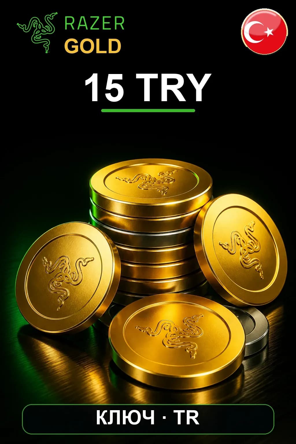 TRY 15 Razer Gold